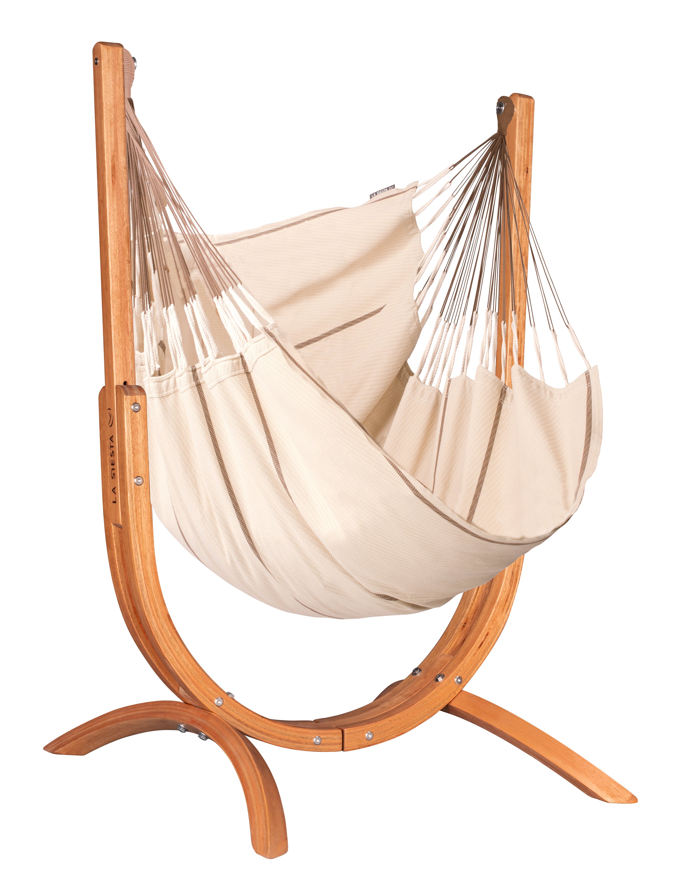 la-siesta-udine-organic-fauteuil-suspendu-nougat-coton-bio-support image 1