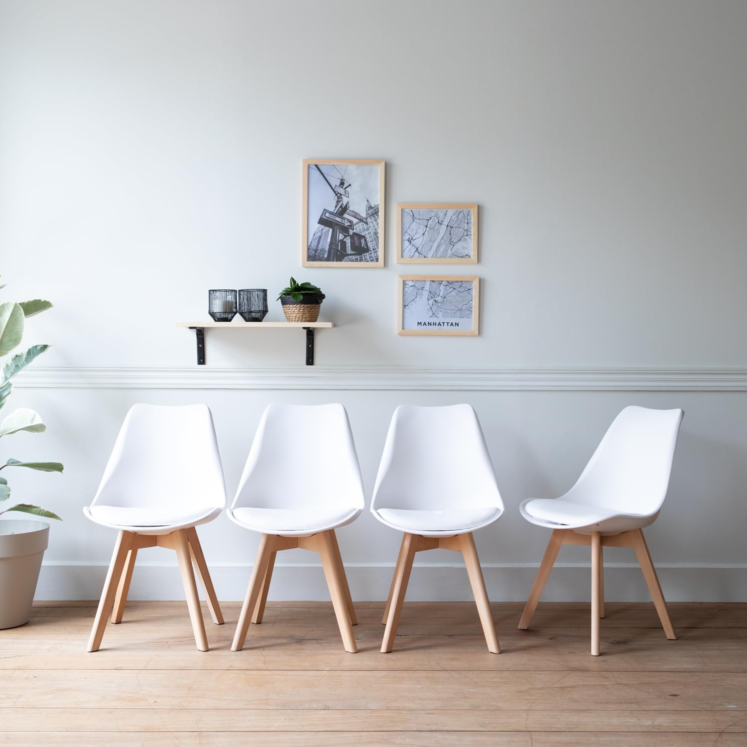 happy-garden-bari-nora-chaises-scandinaves-blanches-lot-de-4 image 2