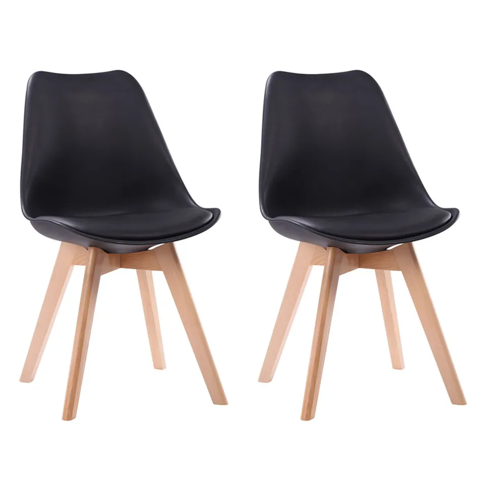 happy-garden-bari-nora-lot-2-chaises-noires-coussin-h-tre image 1