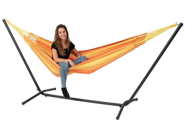 tropilex-dream-ensemble-hamac-orange-1-personne-coton image 1