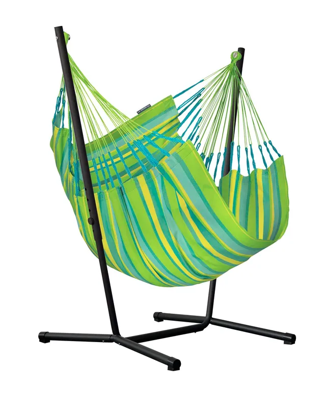 la-siesta-fiji-fauteuil-suspendu-basic-lime-outdoor-acier image 1