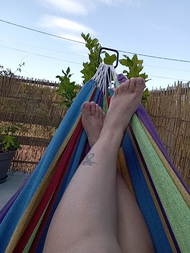 Sieste au jardin