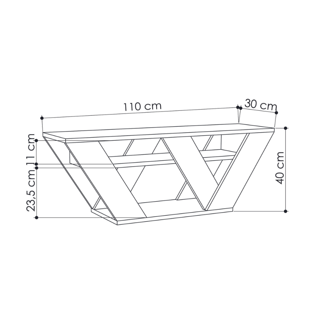 concept-usine-noli-meuble-tv-bois-110-cm-2-tag-res image 3