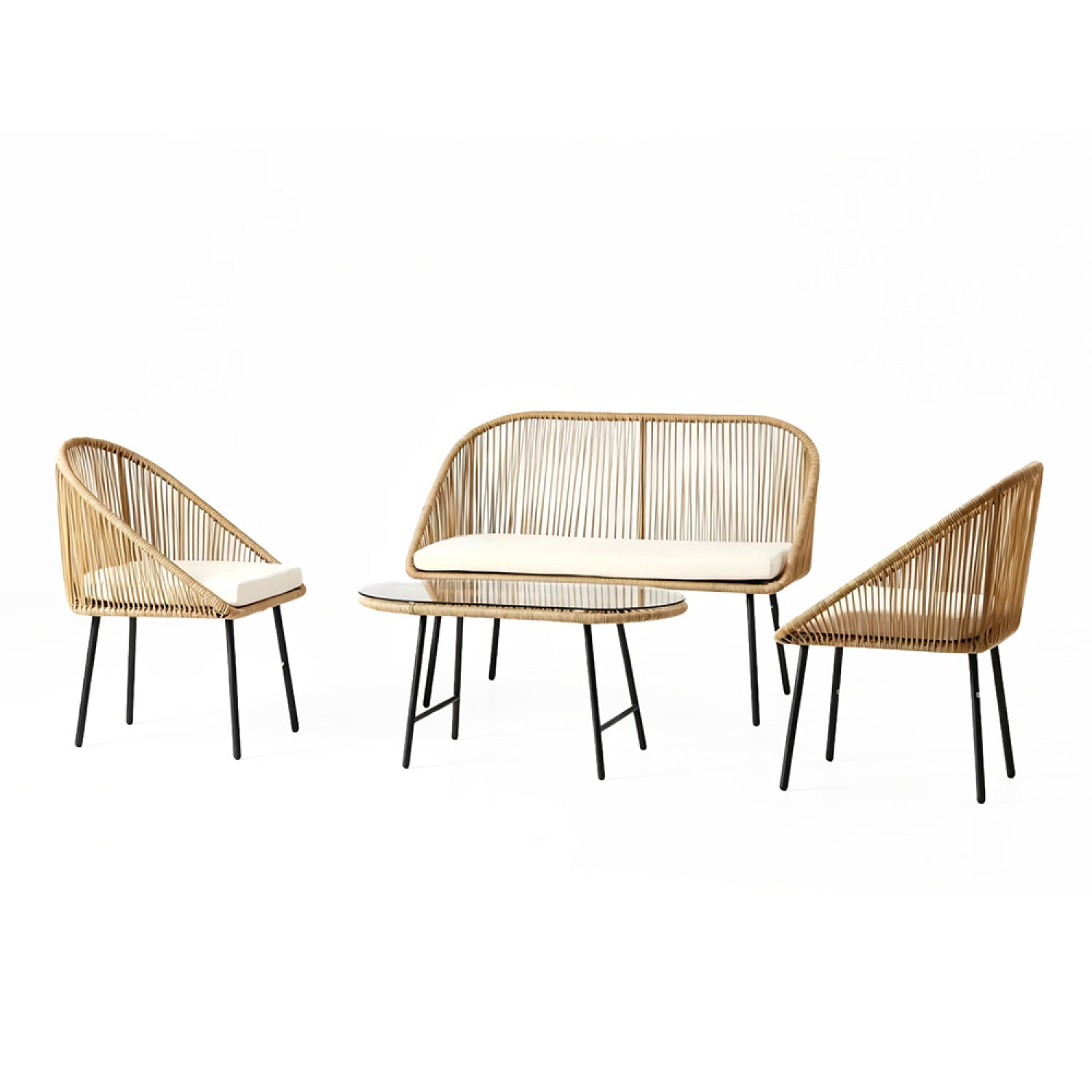 concept-usine-ravello-salon-de-jardin-rotin-4-places-beige image 6