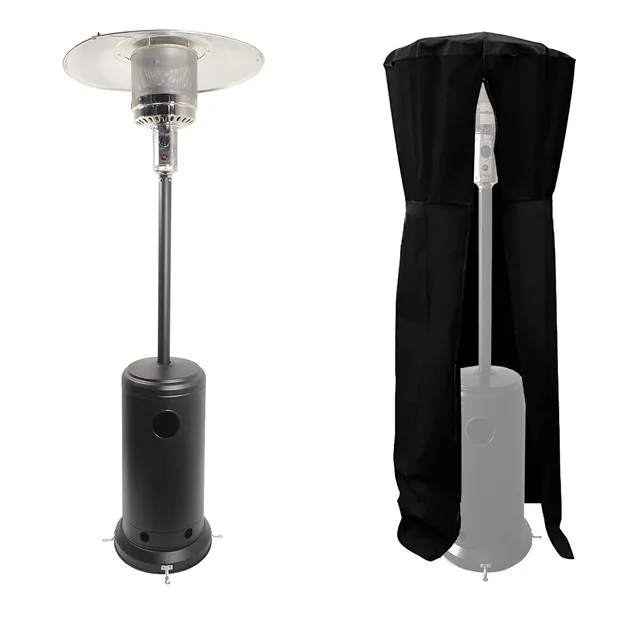 happy-garden-goa-parasol-chauffant-gaz-oslo-12-kw-noir-housse image 1