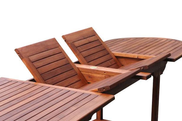 concept-usine-lubok-10-ovale-salon-jardin-teck-10-chaises-extensible image 5