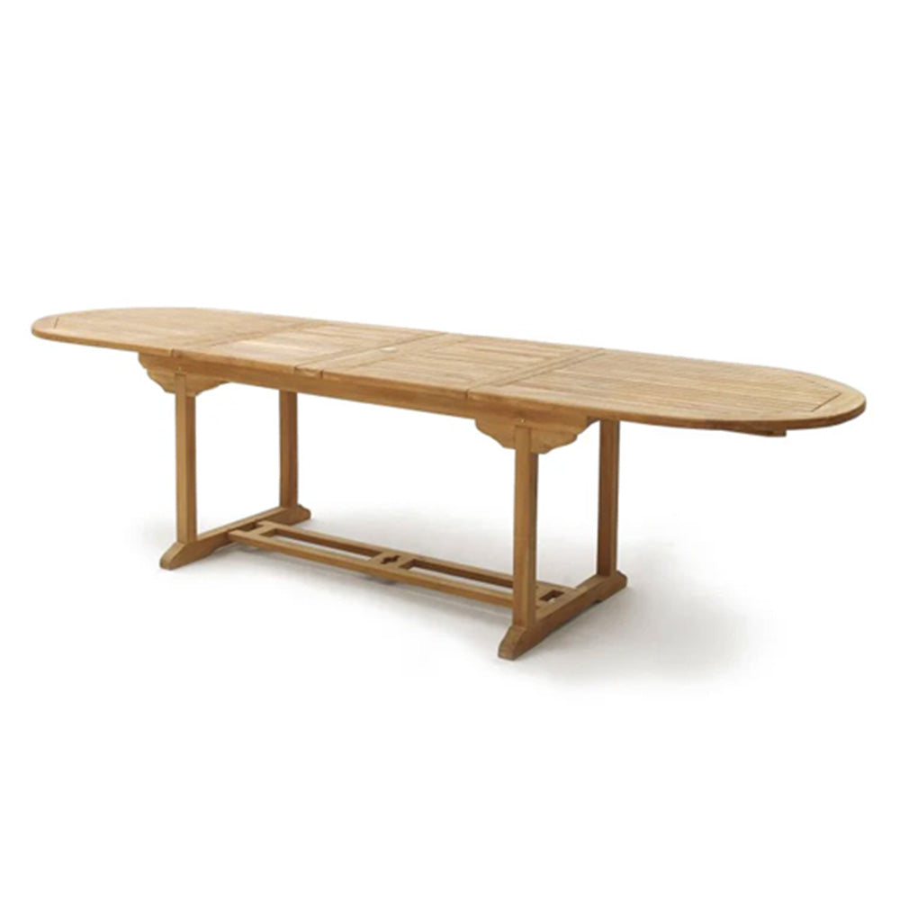 concept-usine-kajang-ovale-300-cm-table-jardin-teck-extensible image 7