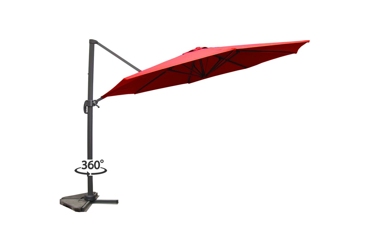 concept-usine-castillo-parasol-d-port-gris-350-cm-inclinable image 5