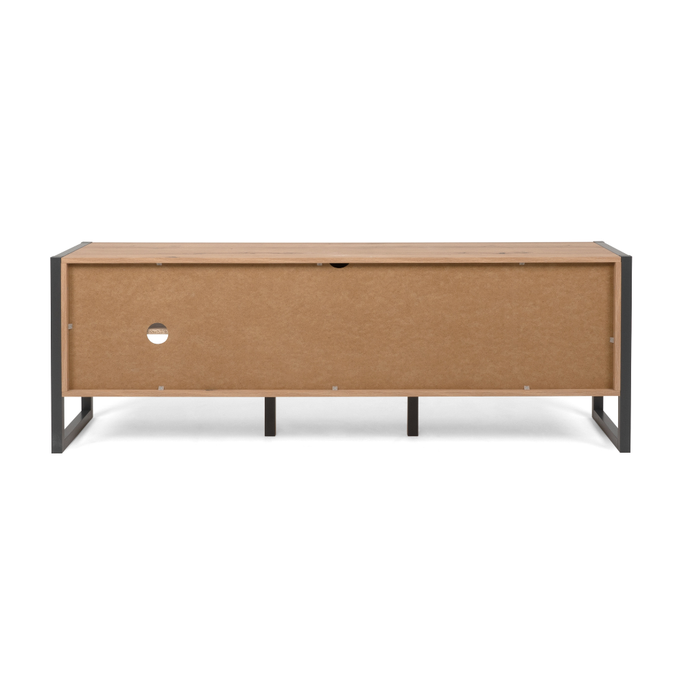 concept-usine-kotor-meuble-tv-160-cm-industriel-bois-portes image 6