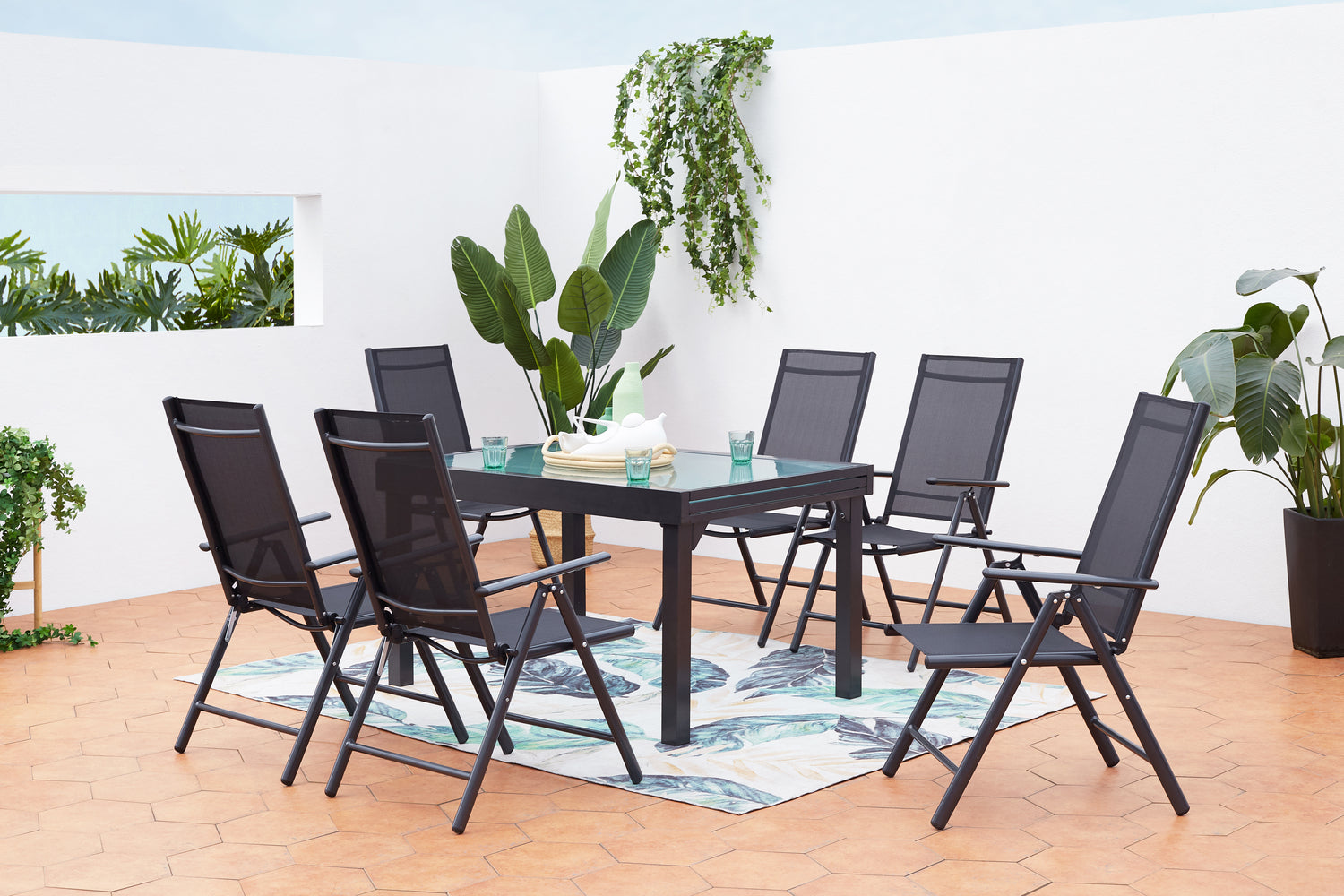concept-usine-brescia-6-salon-de-jardin-aluminium-extensible-6-places image 1