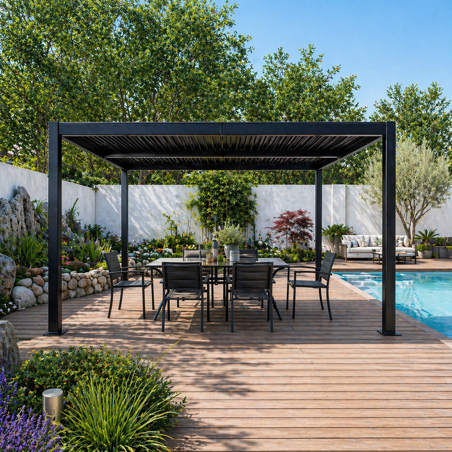 concept-usine-rhodes-4x3-pergola-bioclimatique-noir-lames-orientables image 3