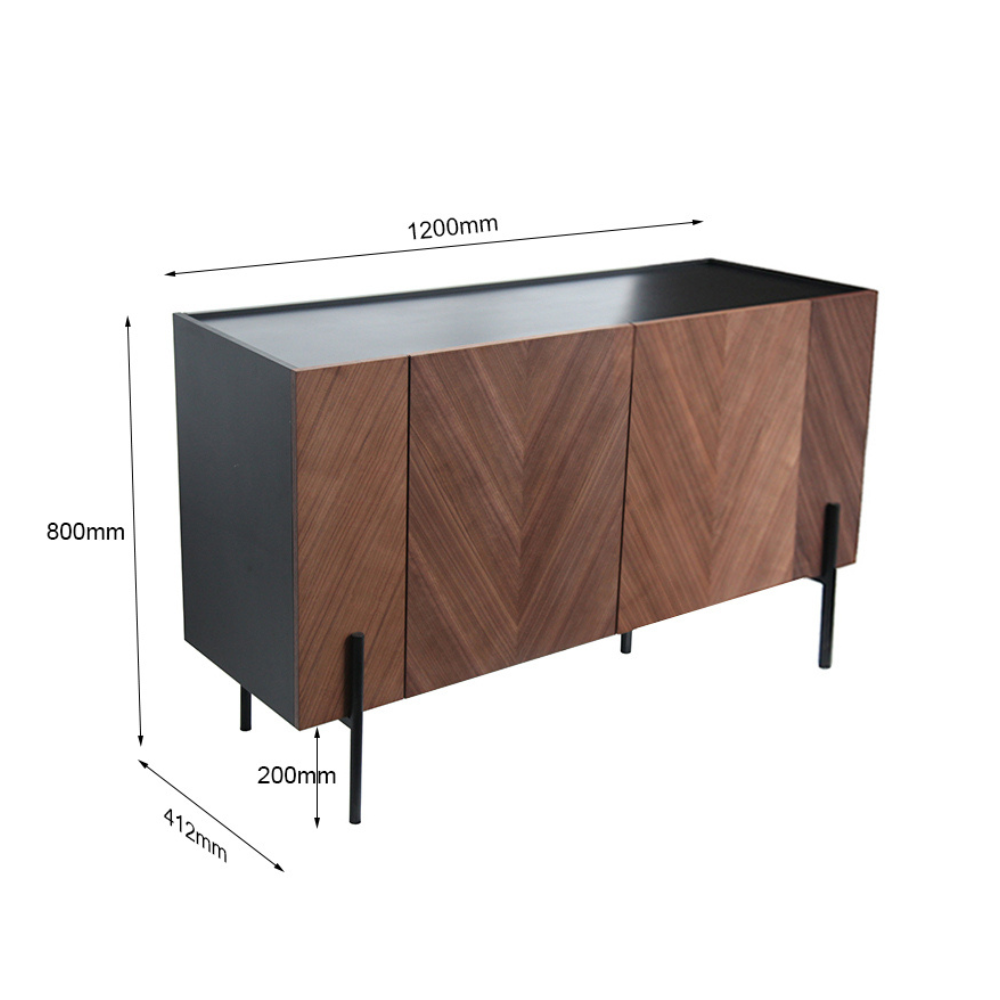 concept-usine-sequoia-buffet-bois-120cm-avec-porte-vintage image 5