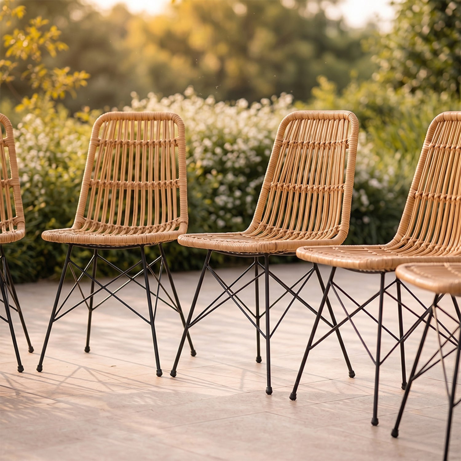 concept-usine-bago-lot-6-chaises-jardin-rotin-bois image 3