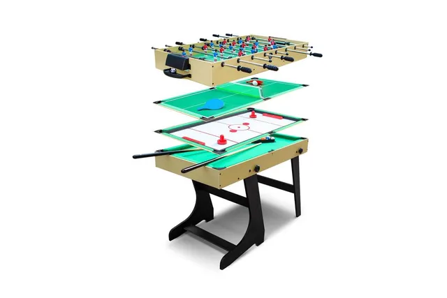concept-usine-vitoria-table-multijeux-babyfoot-billard-pliable image 1