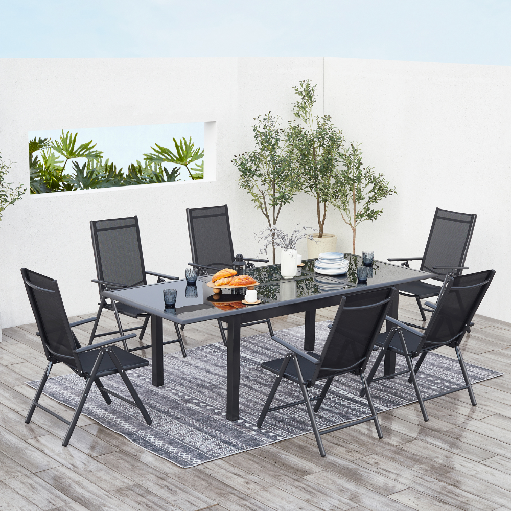concept-usine-ravenne-6-salon-jardin-extensible-6-places-alu image 1