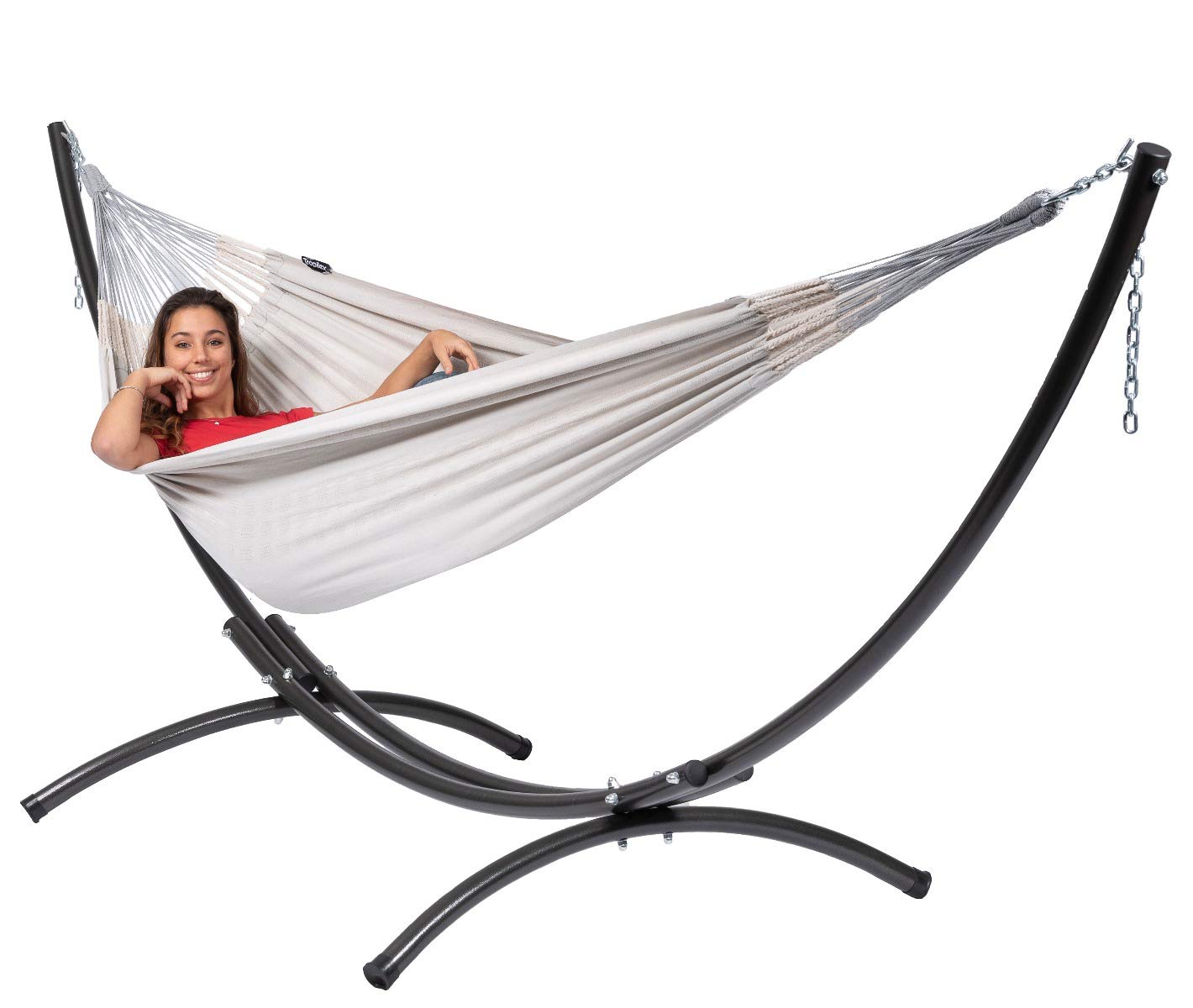 tropilex-arc-comfort-set-hamac-double-pearl-avec-support image 1