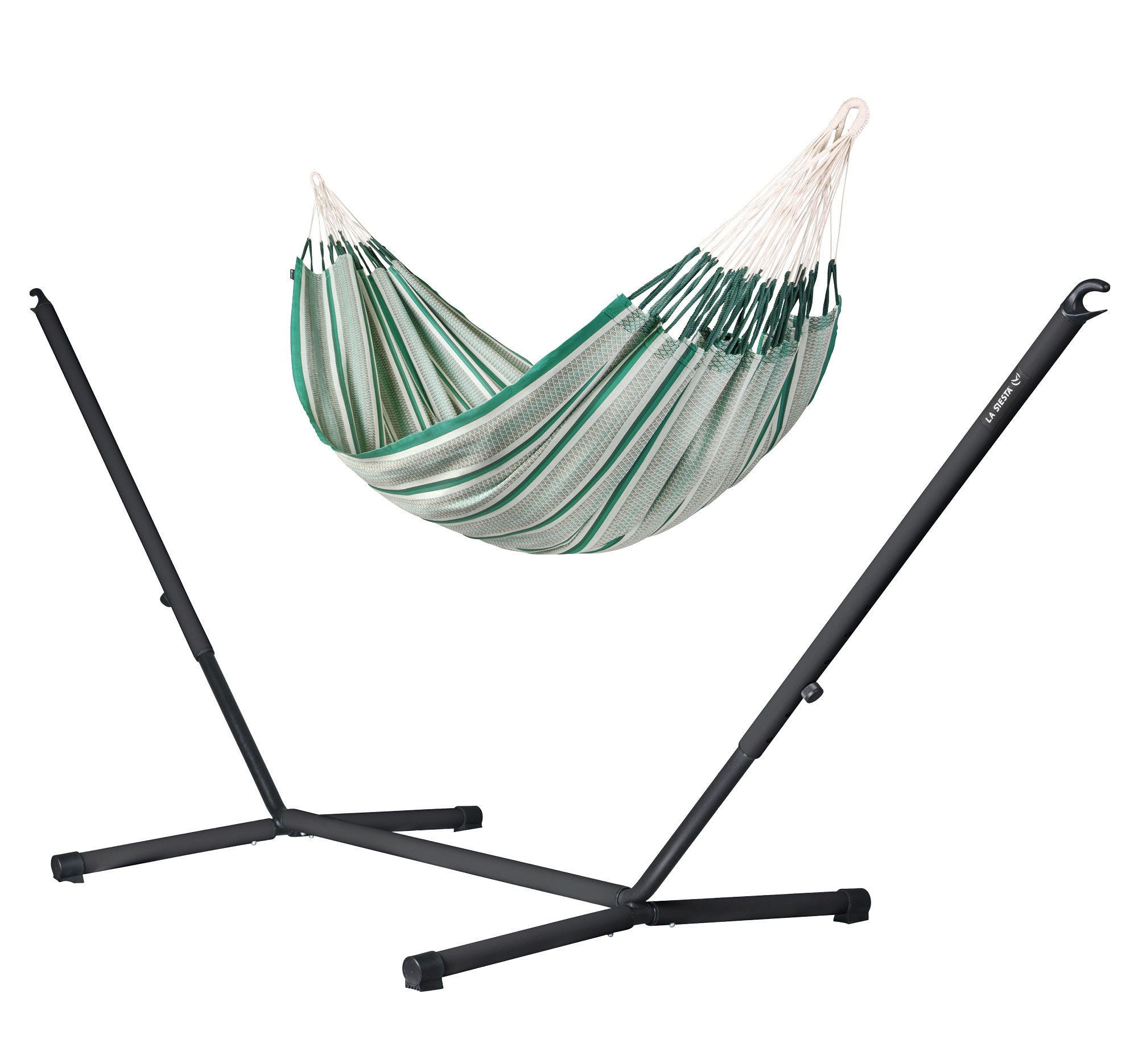 la-siesta-nautico-hamac-avec-support-king-400-cm-agave-coton-bio image 1