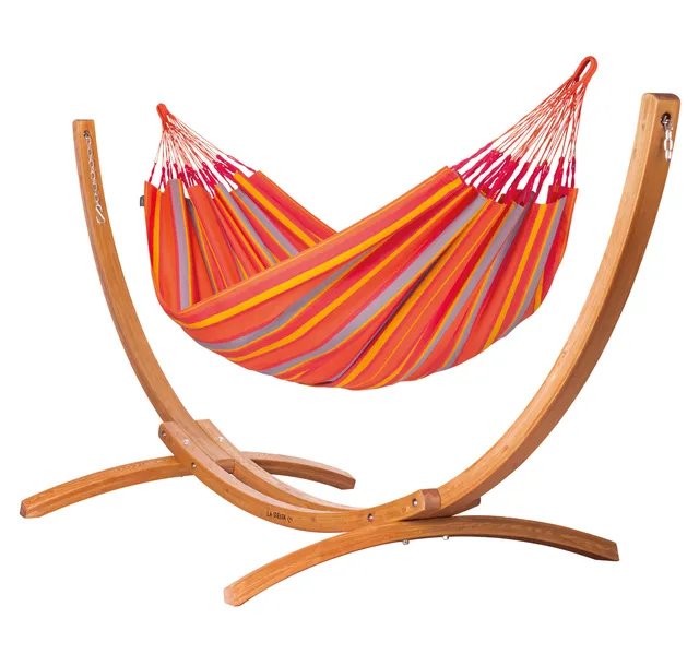 la-siesta-maera-hamac-double-avec-support-toucan-350-cm image 1