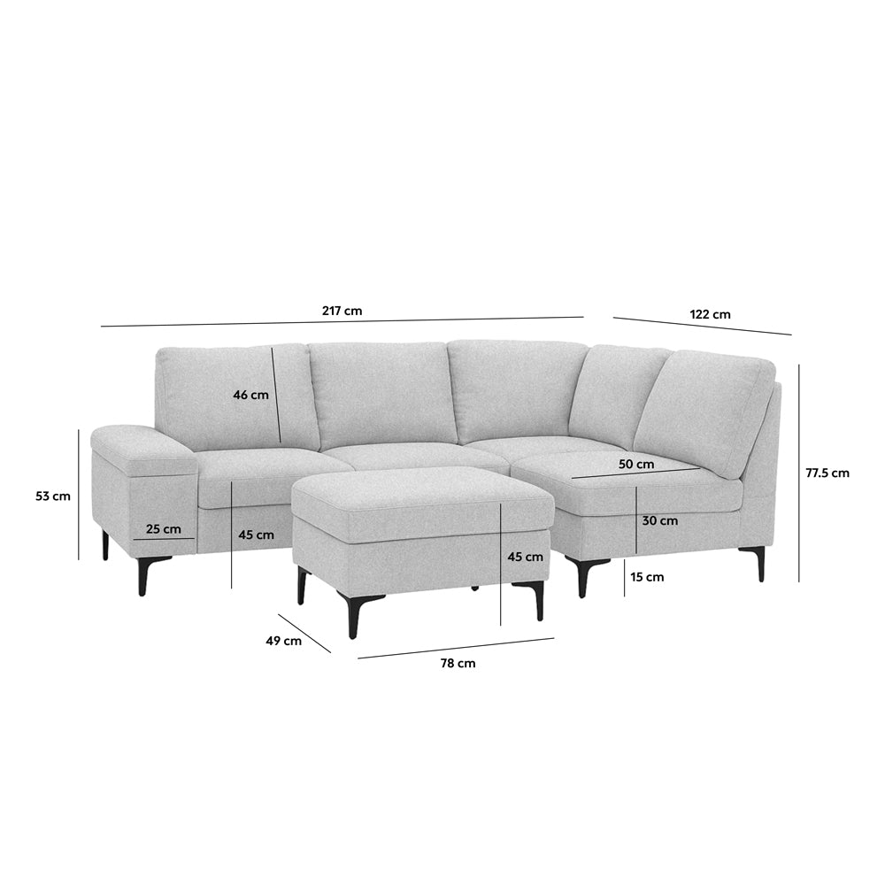 concept-usine-colchester-canap-d-angle-gris-anthracite-avec-pouf image 6