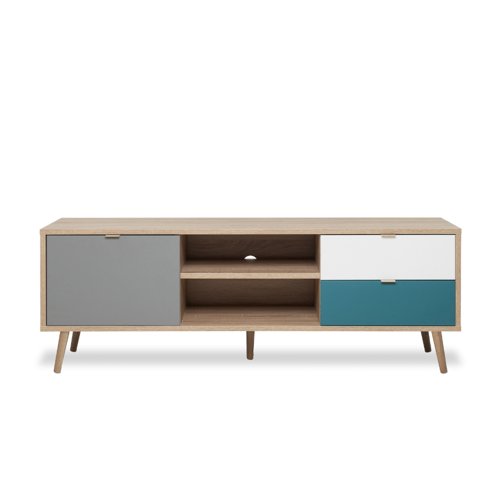 concept-usine-perast-meuble-tv-150-cm-blanc-bleu-gris image 2