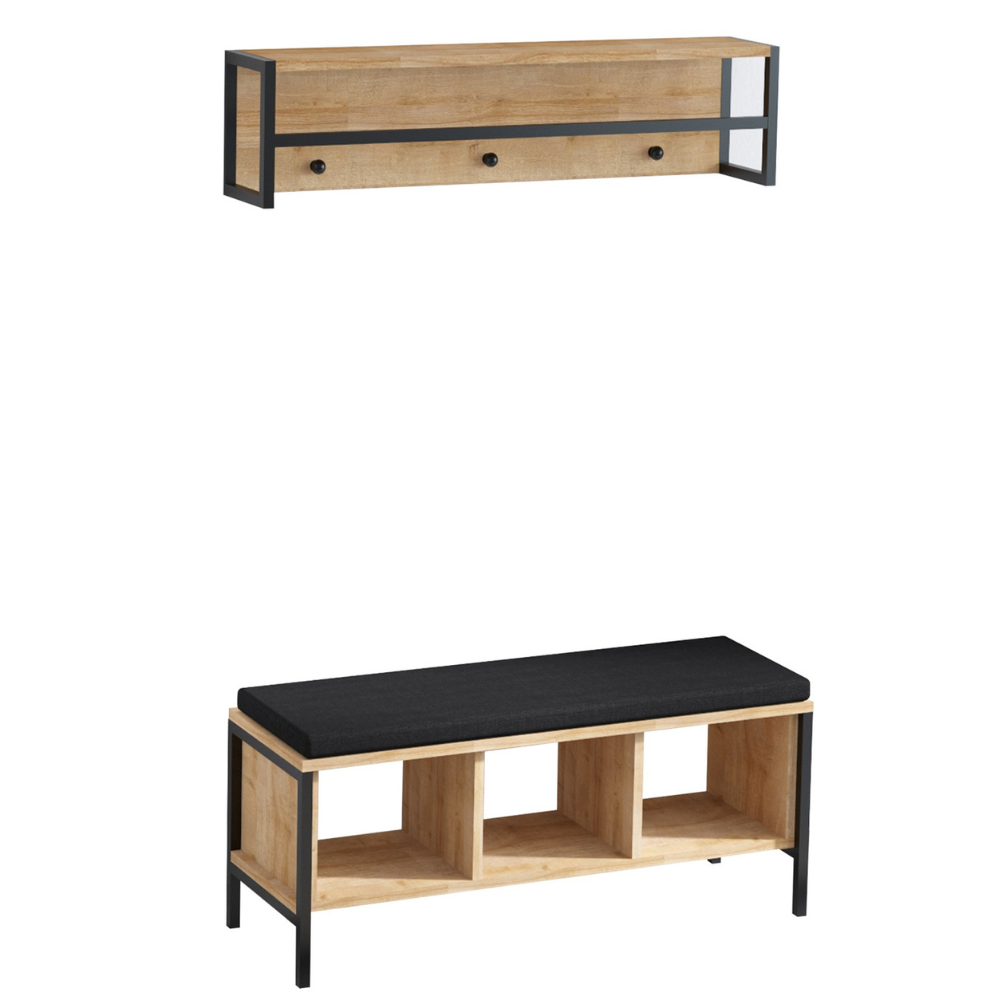 concept-usine-torun-meuble-d-entr-e-bois-et-noir-avec-niche image 3