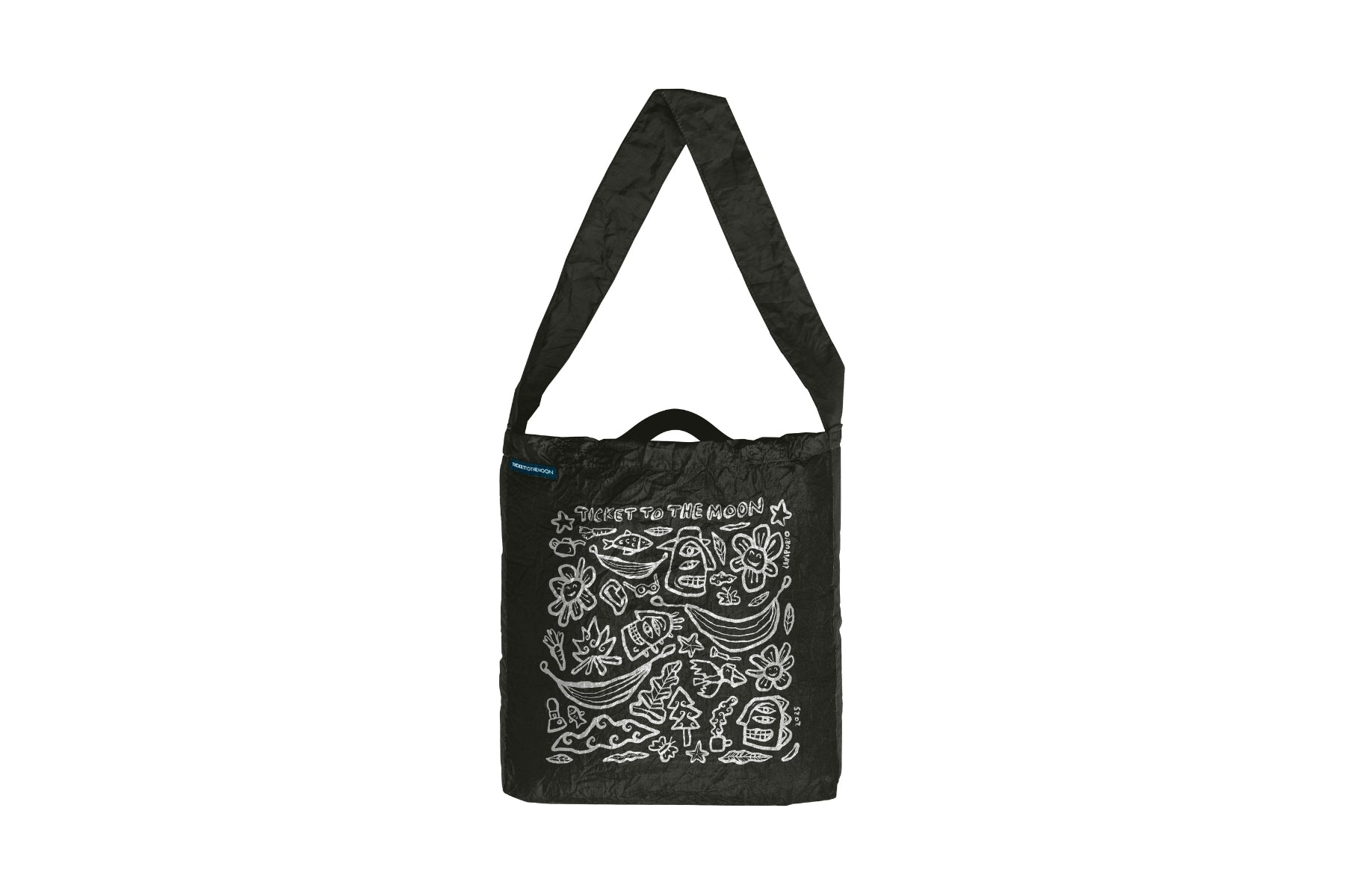 ticket-to-the-moon-eco-bag-medium-sac-pliable-15l-recycl image 2