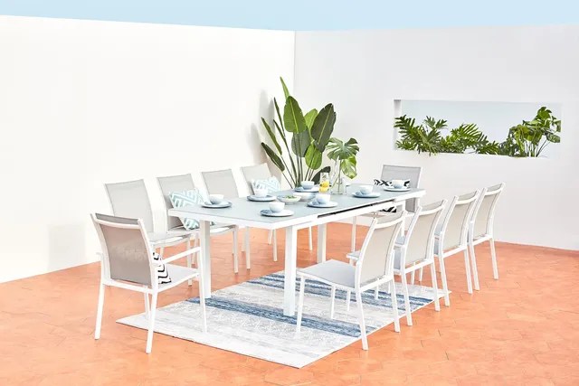 concept-usine-elada-salon-jardin-aluminium-blanc-10-places image 1