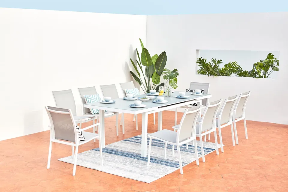 concept-usine-elada-salon-jardin-aluminium-blanc-10-places image 1