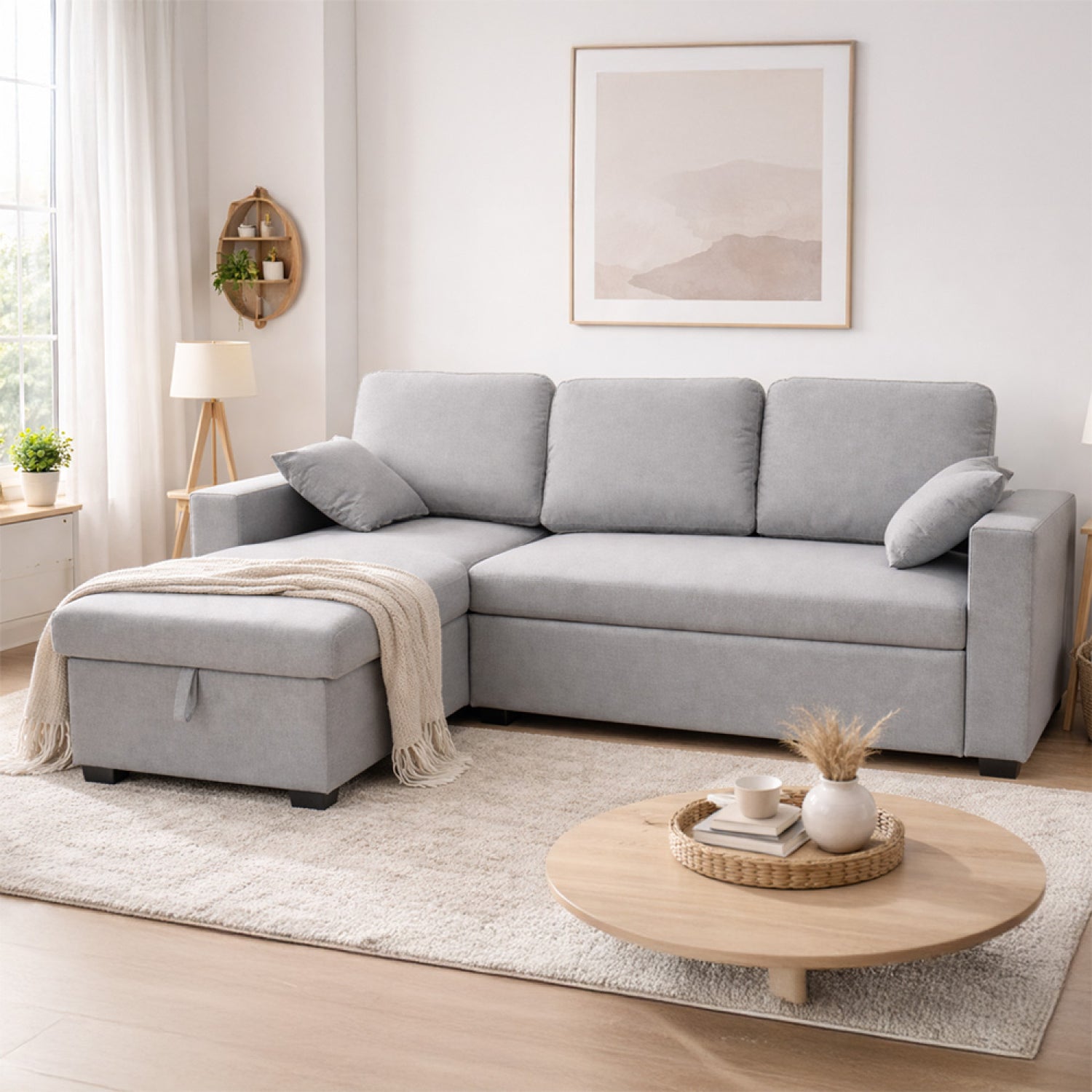concept-usine-celbridge-canap-convertible-gris-3-places image 1