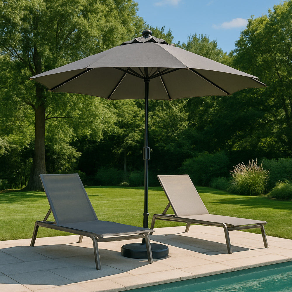 concept-usine-amalfi-parasol-droit-led-rond image 2