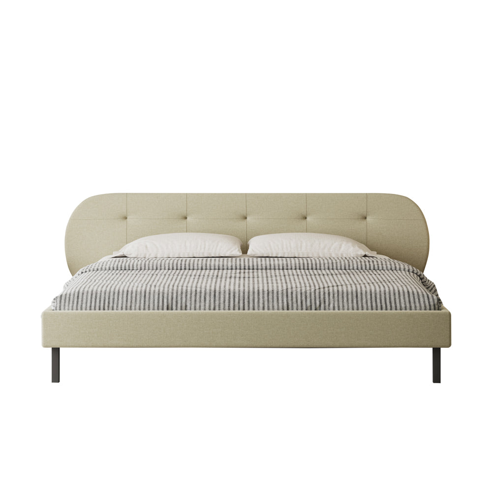 concept-usine-tulsa-160x200-lit-double-tissu-beige-avec-rangement image 5