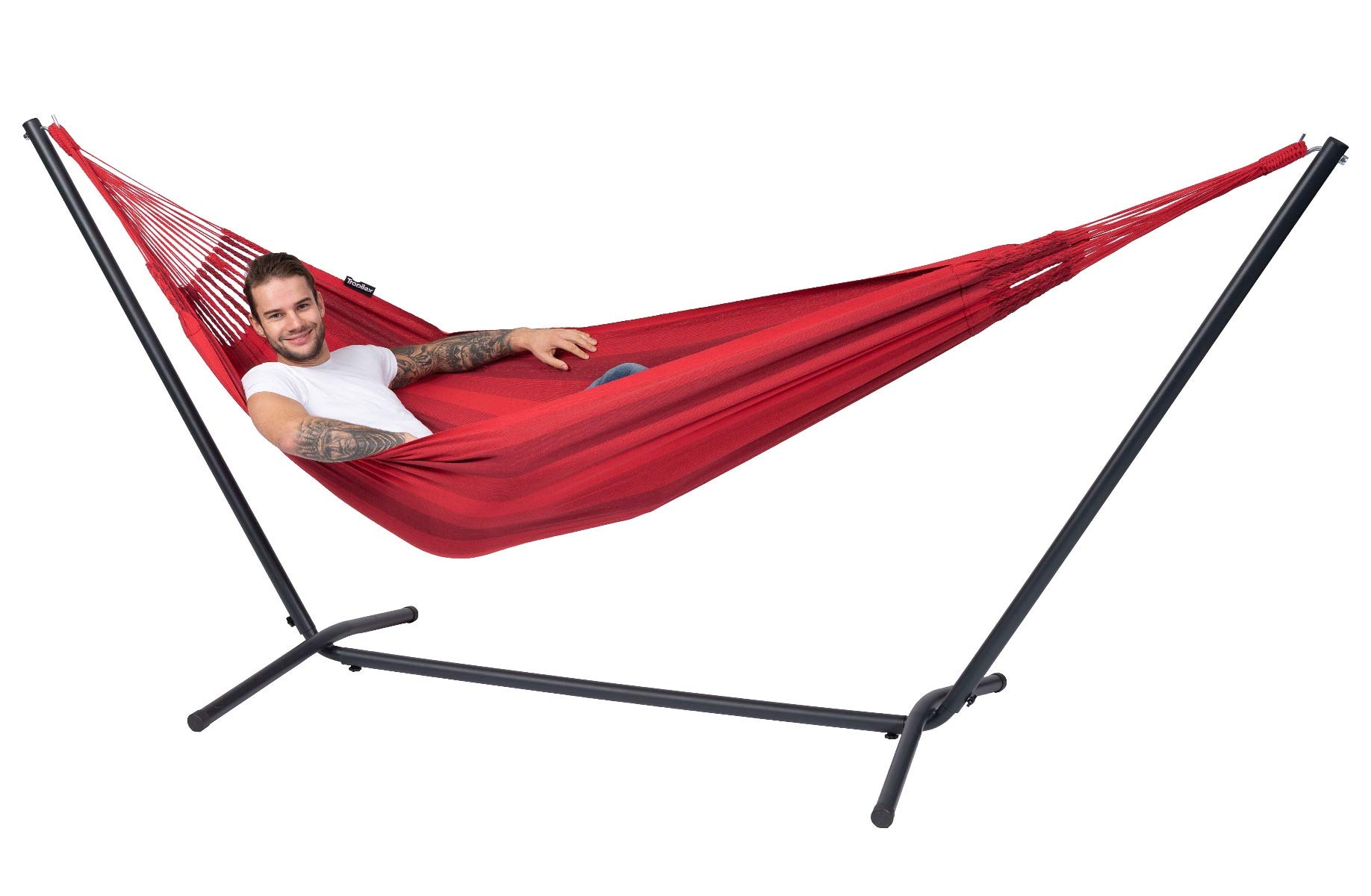 tropilex-dream-ensemble-hamac-rouge-avec-armature-coton image 7