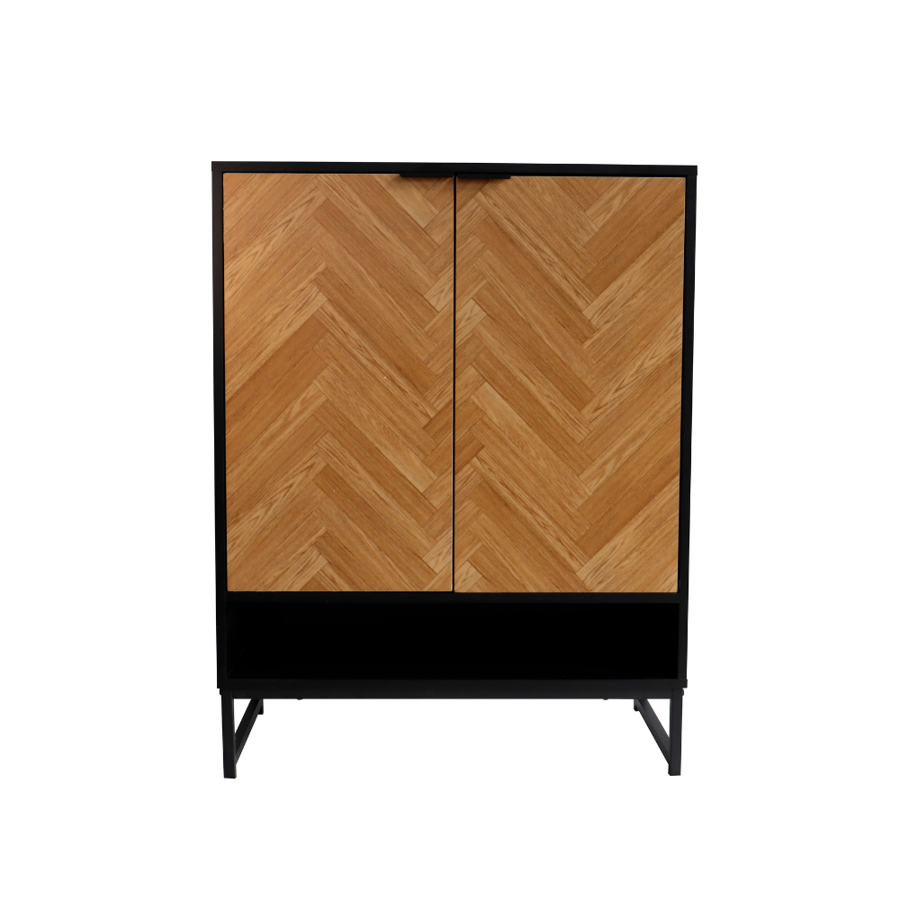 concept-usine-floor-meuble-entr-e-bois-noir-avec-porte image 3