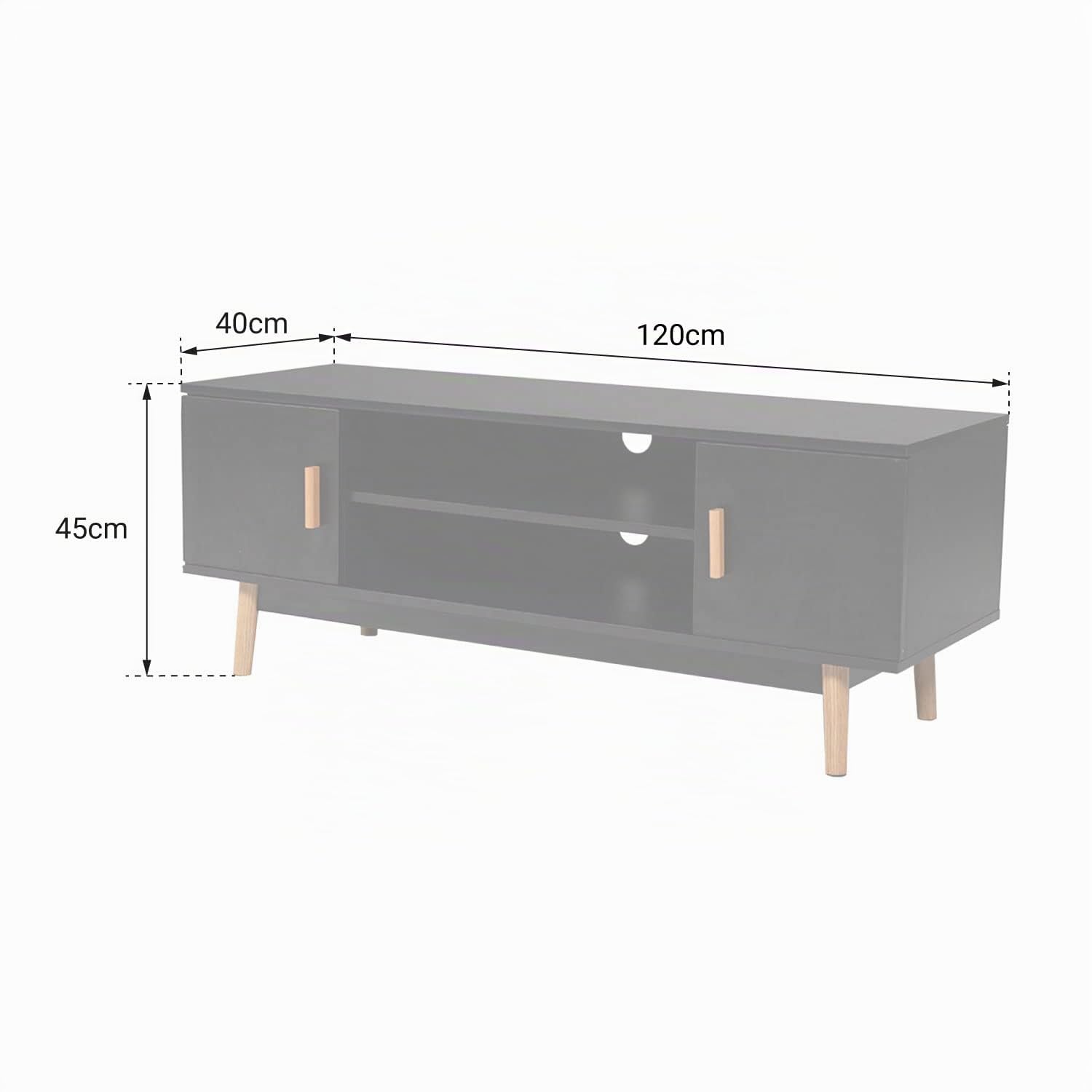 happy-garden-sicilia-meuble-tv-joey-noir-120-cm image 7
