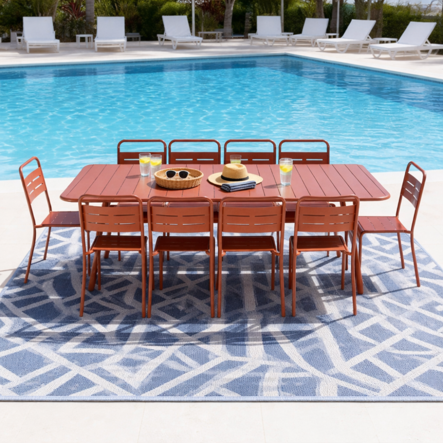 concept-usine-bergame-table-de-jardin-10-12-places-bleue image 2