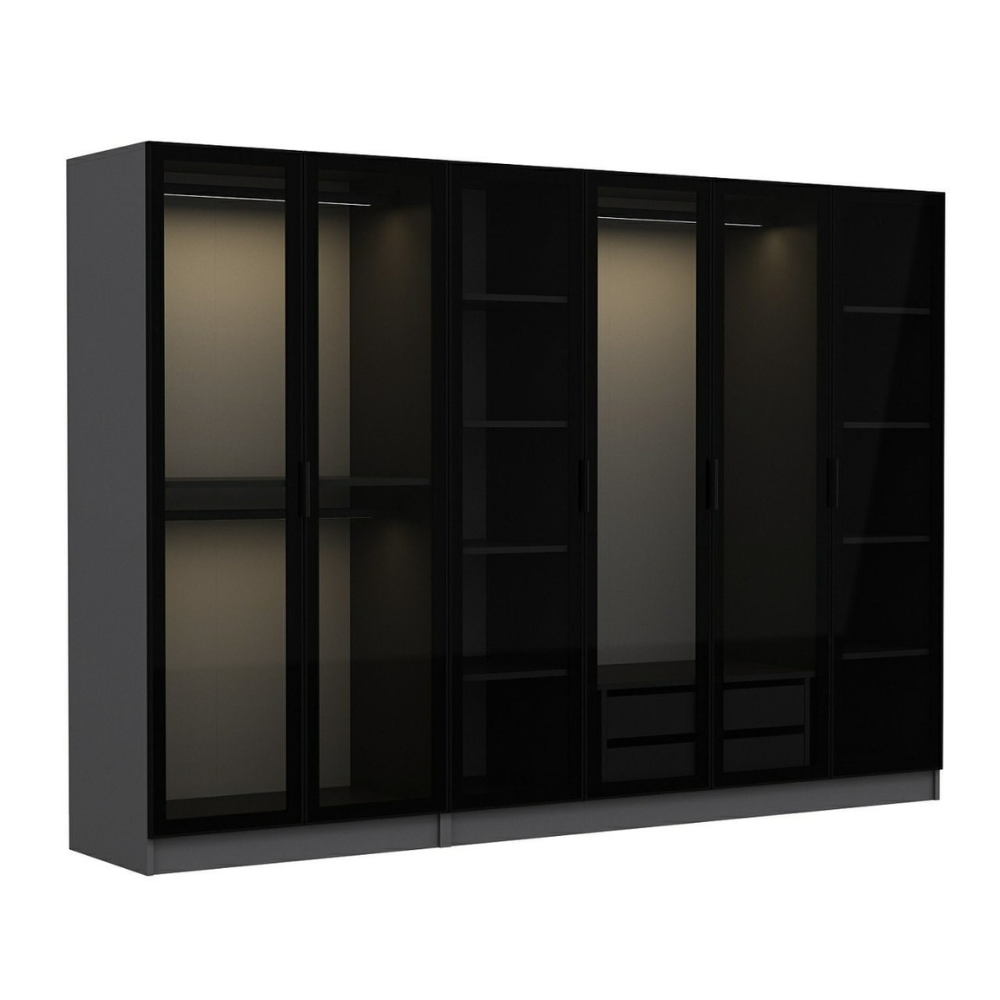 concept-usine-opera-dressing-anthracite-270-cm-avec-penderie image 7