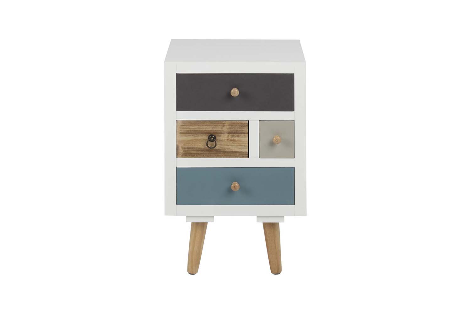 concept-usine-drawer-table-de-chevet-4-tiroirs-multicolore image 2