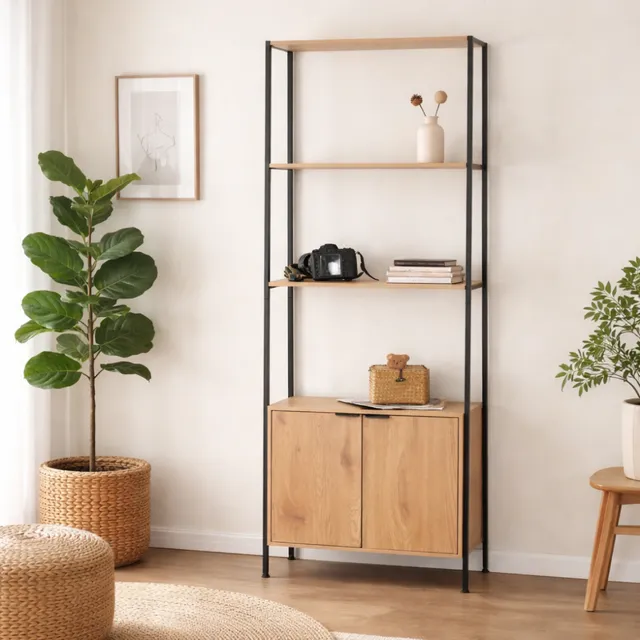 concept-usine-tydie-meuble-rangement-salon-bois-noir image 1