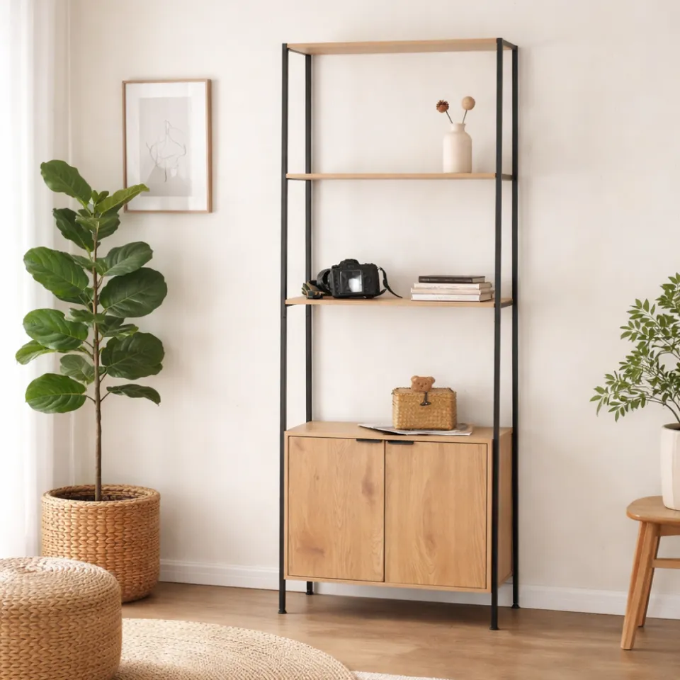 concept-usine-tydie-meuble-rangement-salon-bois-noir image 1
