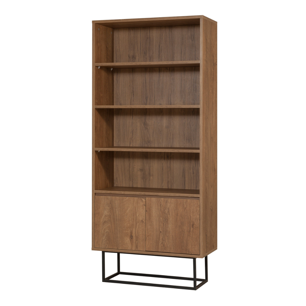 concept-usine-haye-biblioth-que-bois-vintage-6-tag-res image 3