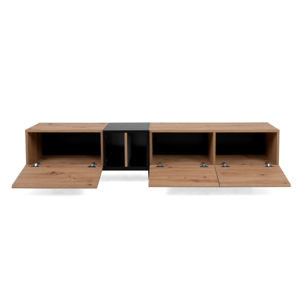 concept-usine-novi-meuble-tv-200-cm-bois-avec-porte image 4
