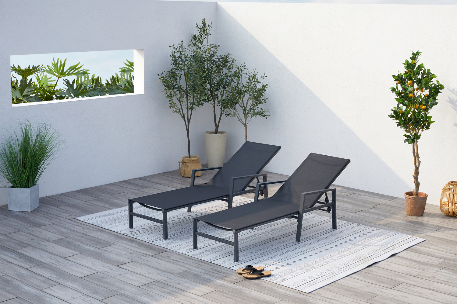 concept-usine-bari-transat-jardin-inclinable-gris-fonc image 2