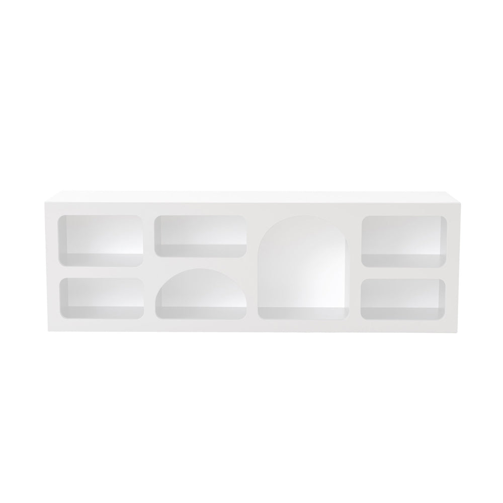 concept-usine-ferlis-buffet-bas-blanc-160-cm-7-niches-moderne image 6