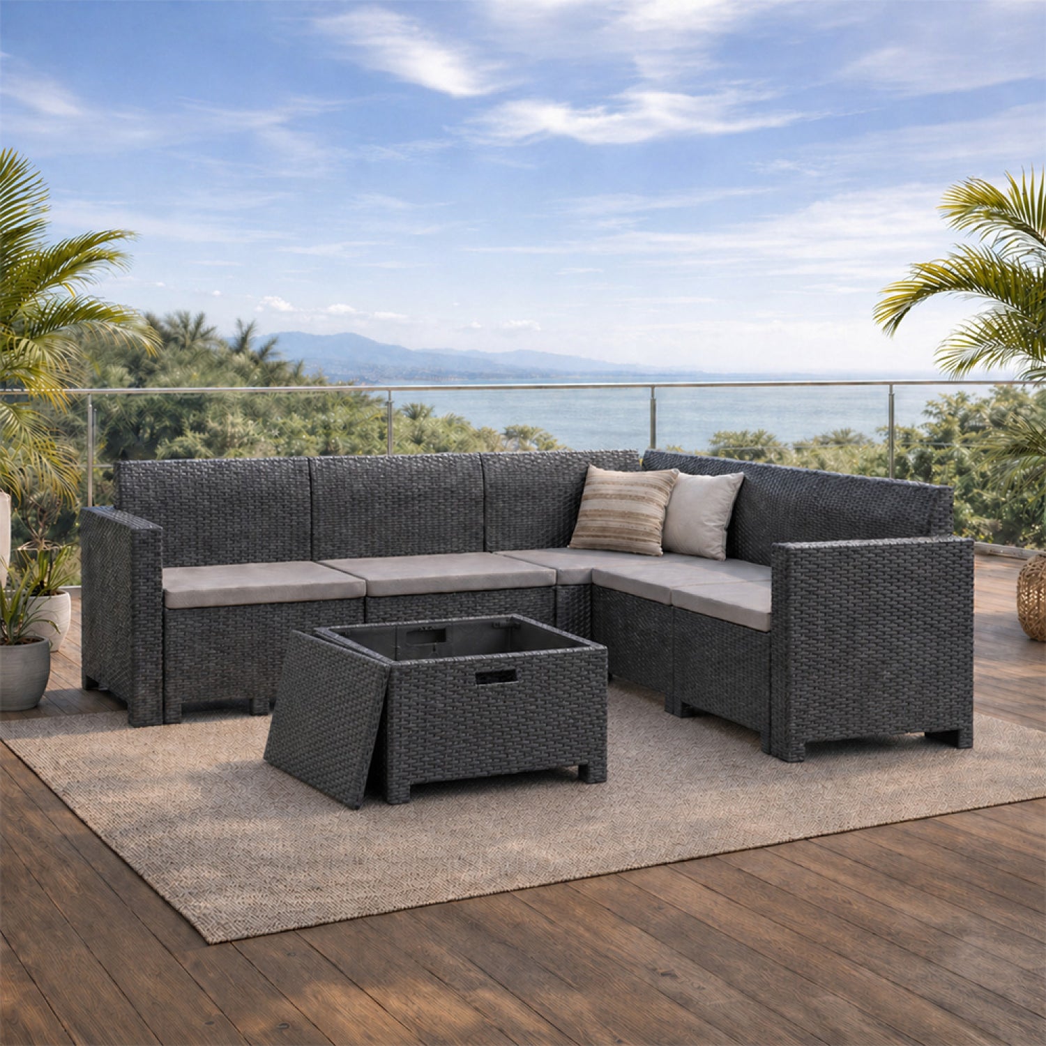 concept-usine-isparta-salon-jardin-resine-gris-5-places image 2