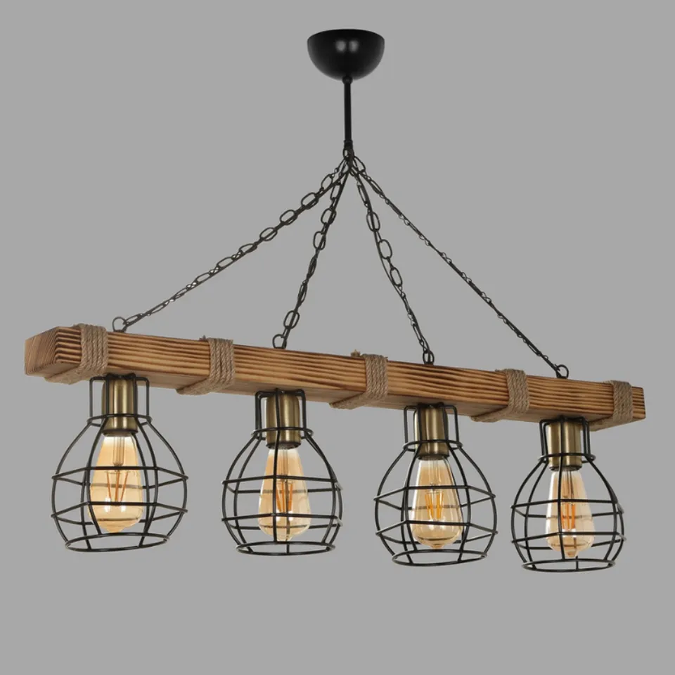 concept-usine-lou-suspension-bois-4-lampes image 1