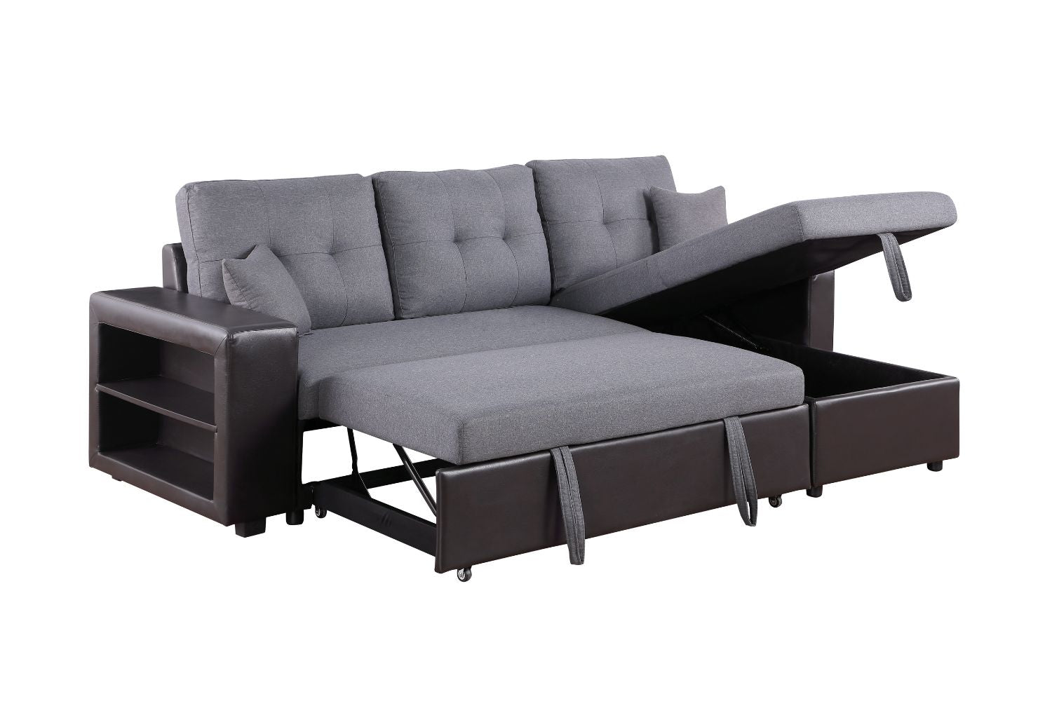 concept-usine-glasgow-canap-angle-convertible-gris-clair image 4