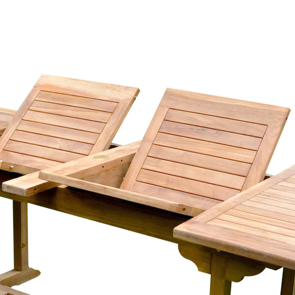 concept-usine-kajang-ovale-300-cm-table-jardin-teck-extensible image 6