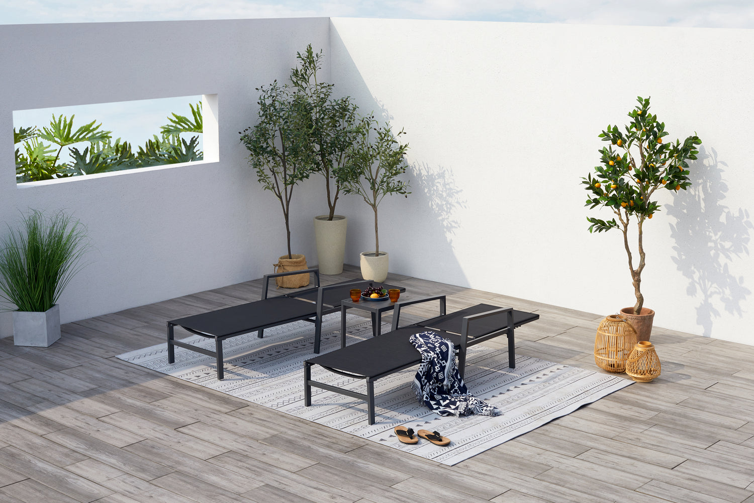 concept-usine-bari-lot-2-transats-jardin-gris-fonc-avec-table image 3