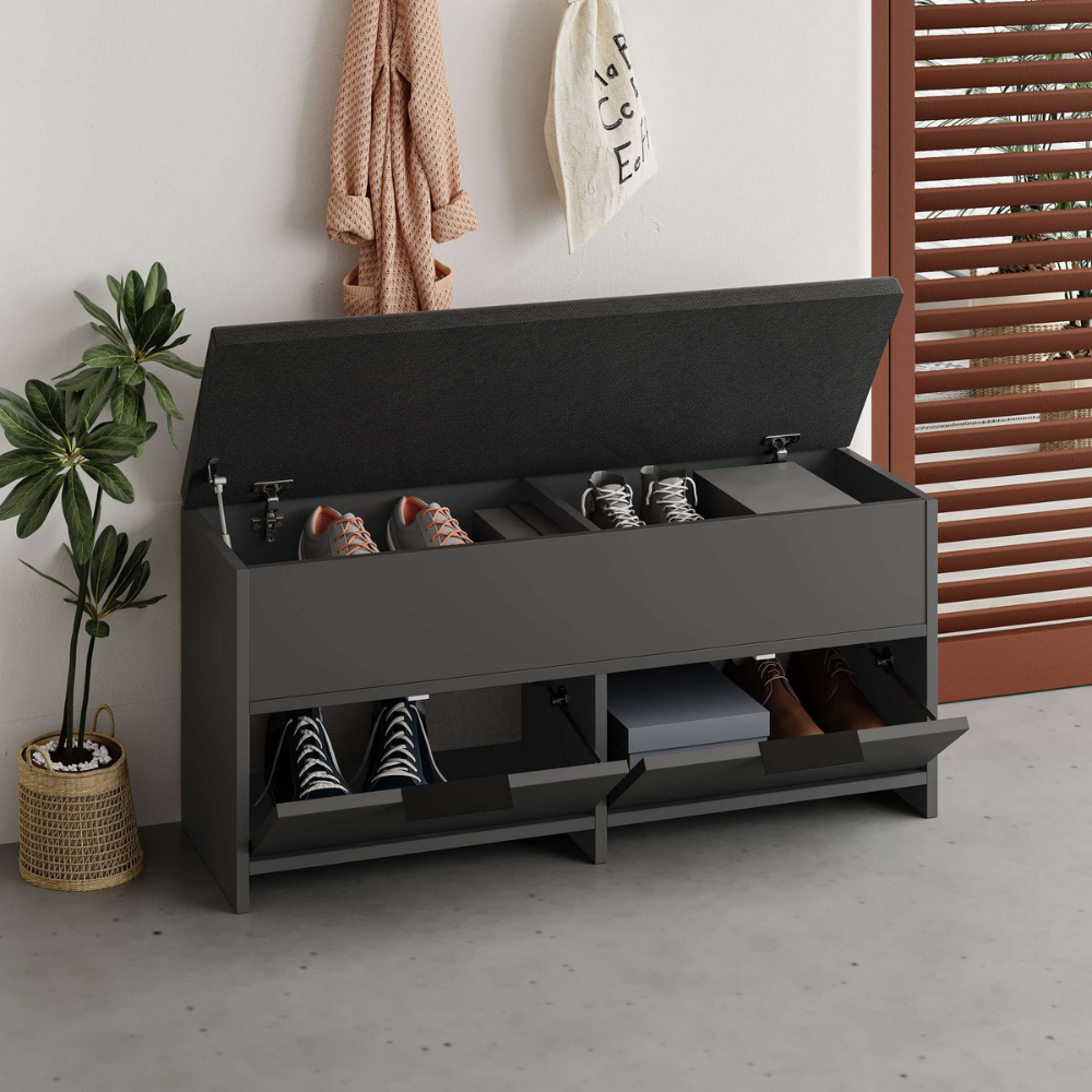 concept-usine-poli-meuble-chaussures-anthracite-106-cm-4-portes image 2