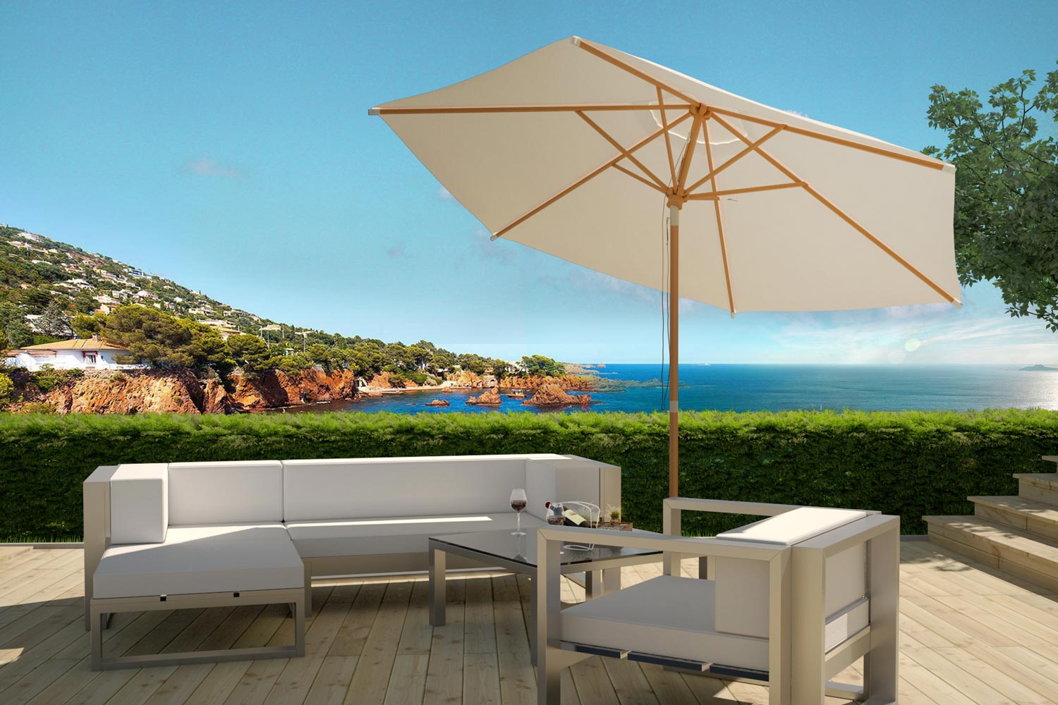 concept-usine-cancun-parasol-droit-inclinable-gris-3-m image 6